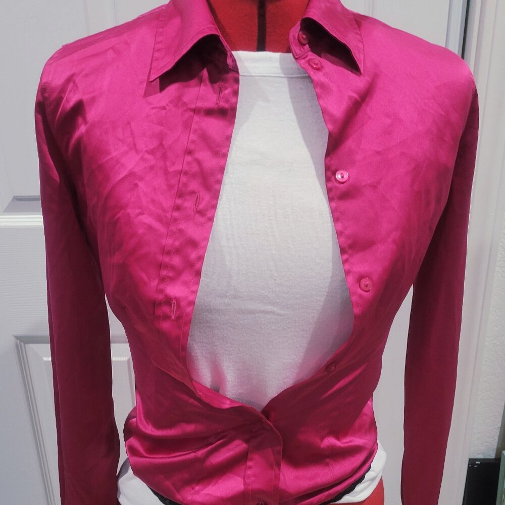 Womens Hot Pink Bodysuit